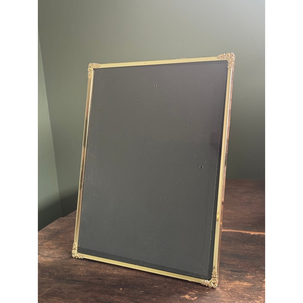 Sheffield Home Gold Metal 8x10 Picture Frame Ornate Floral Corner Filigree